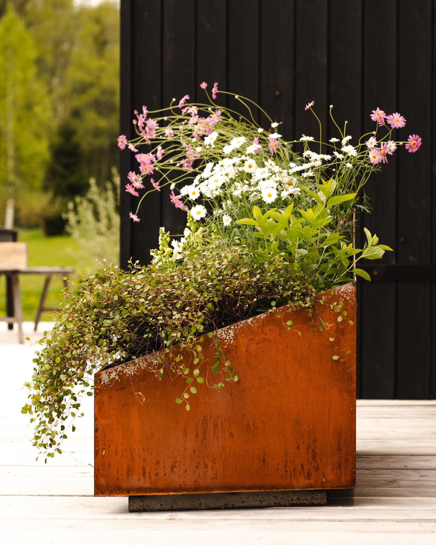 IRREGULAR-SHAPED plant box M