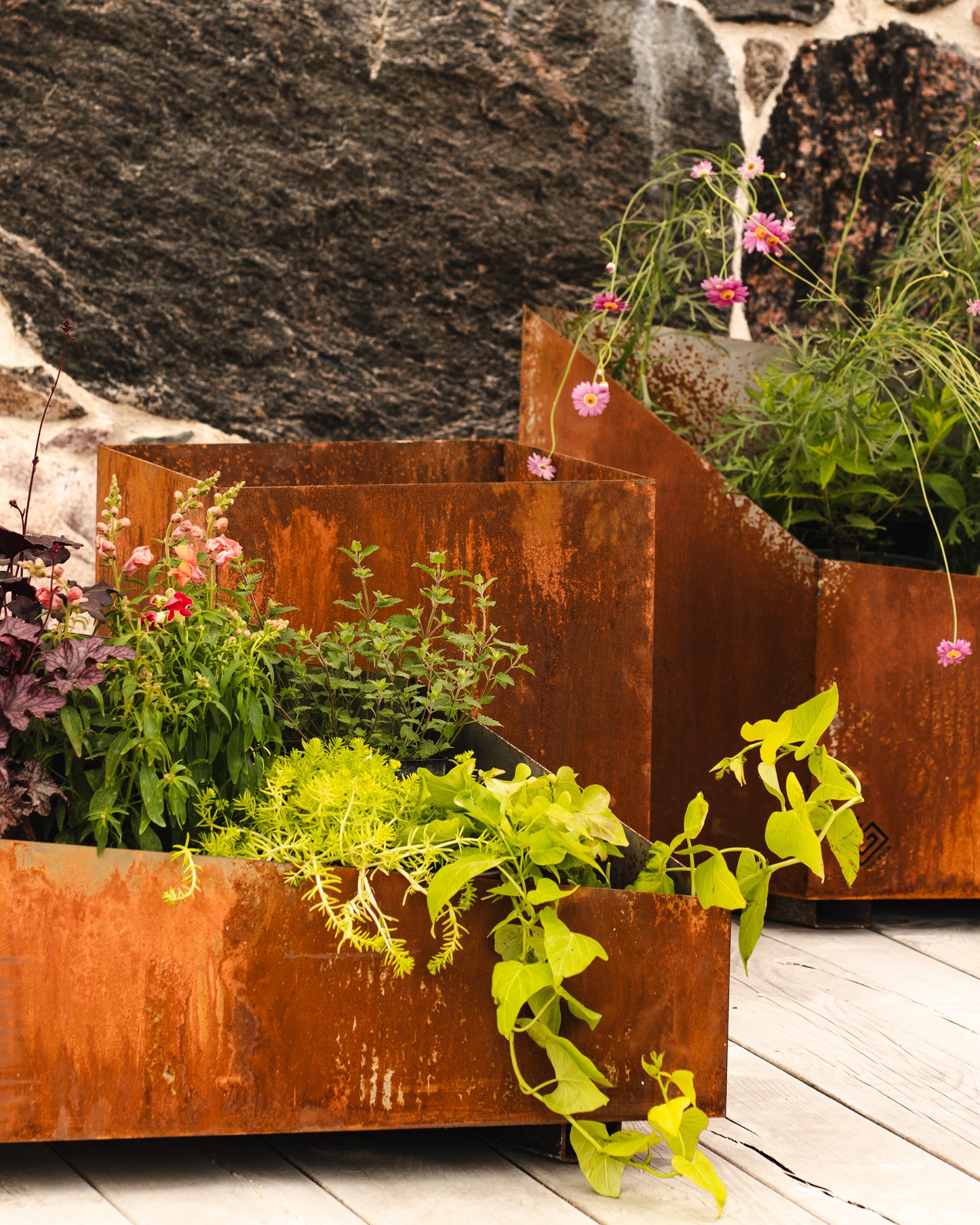 IRREGULAR-SHAPED plant box M